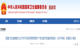 《国家卫生健康委办公厅关于印发药事管理等3个专业医疗质量控制指标（2025年版）的通知》解读
