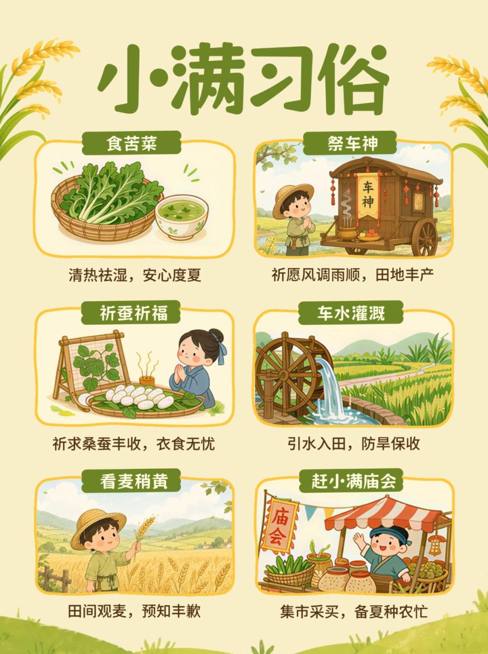 小满习俗